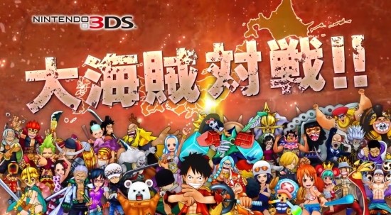 One Piece Super Grand Battle X 3DS Boxart