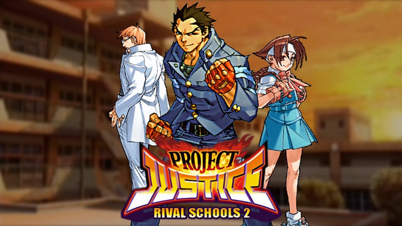 Project Justice Rival Schools 2 Dreamcast Boxart